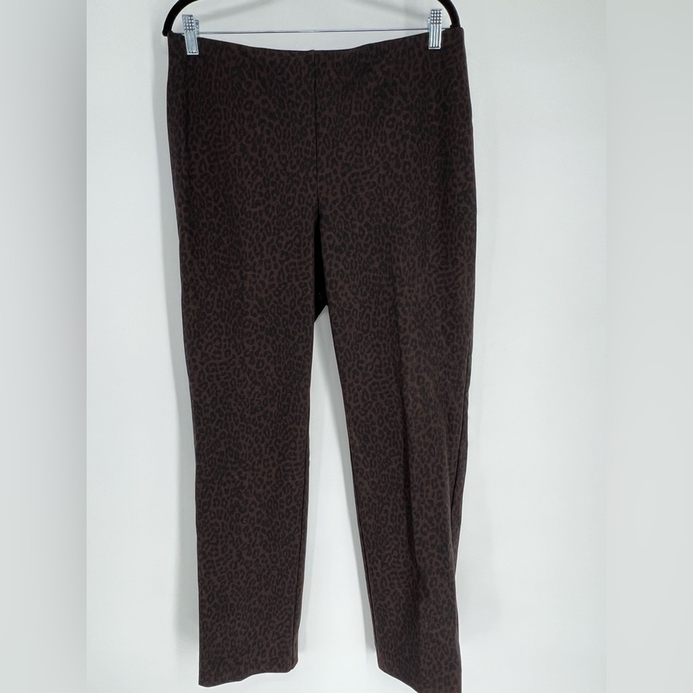 Anne Klein women's leopard print‎ pull-on pants